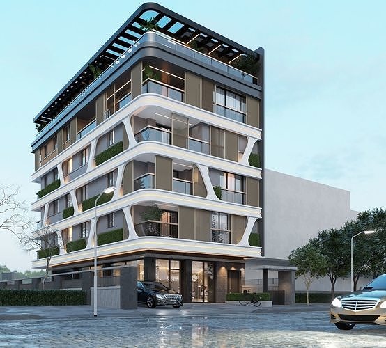 Modern Apartment 3D model 3