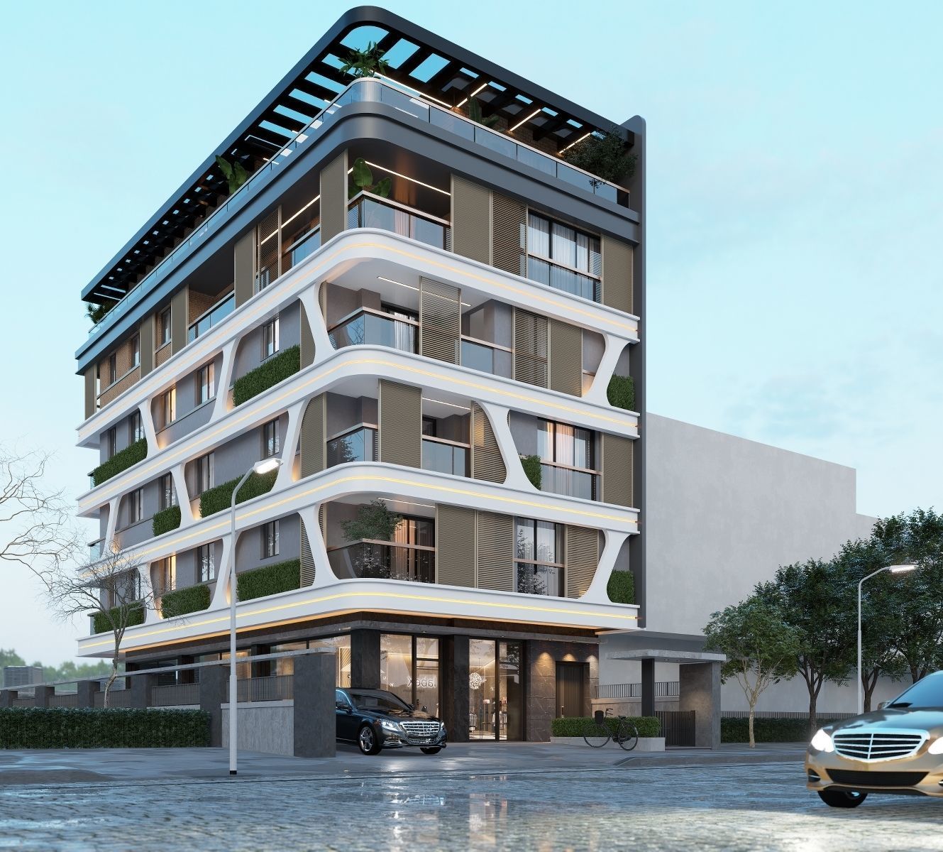 Modern Apartment 3D model_2