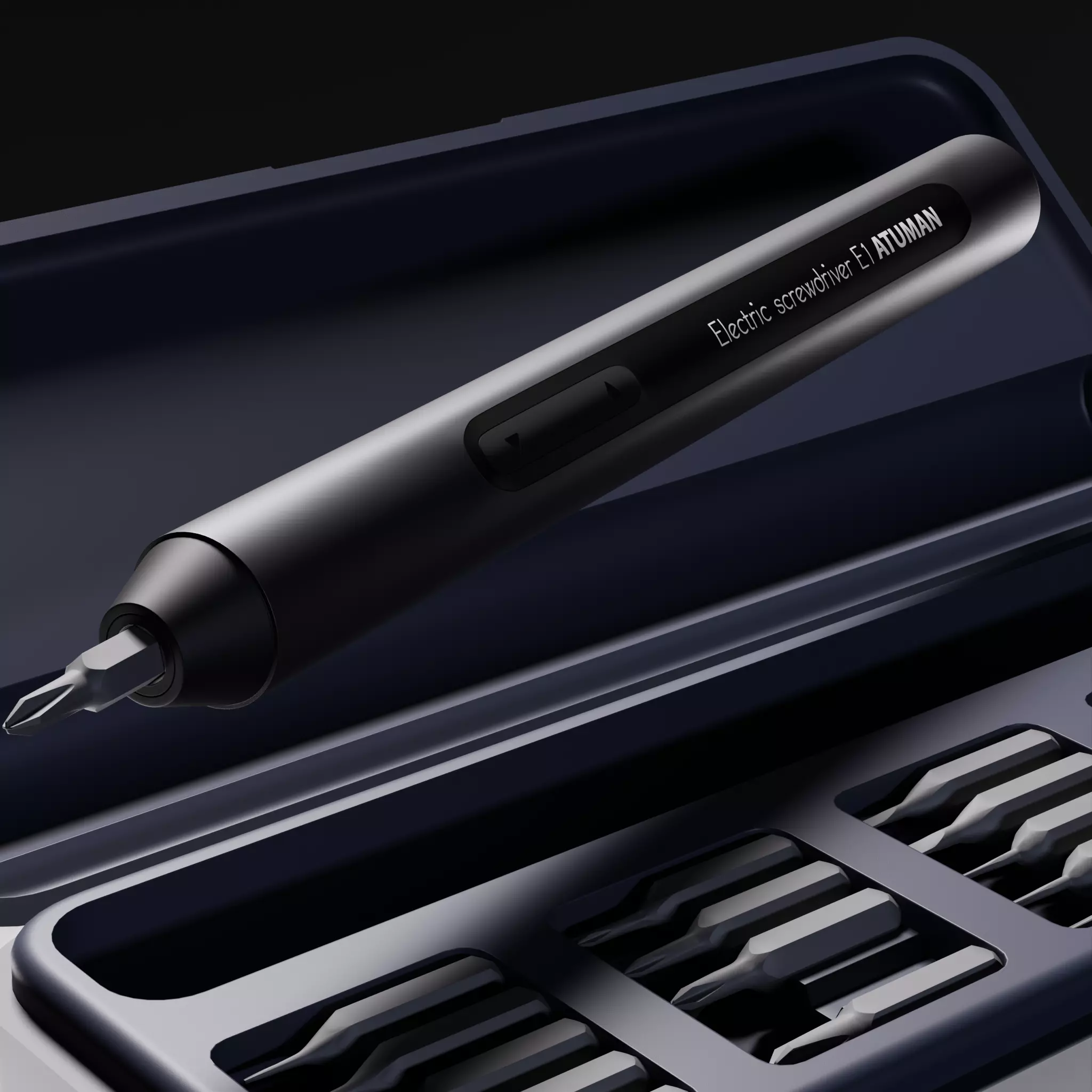 ATUMAN Electric Screwdriver E1 Free 3D model_0