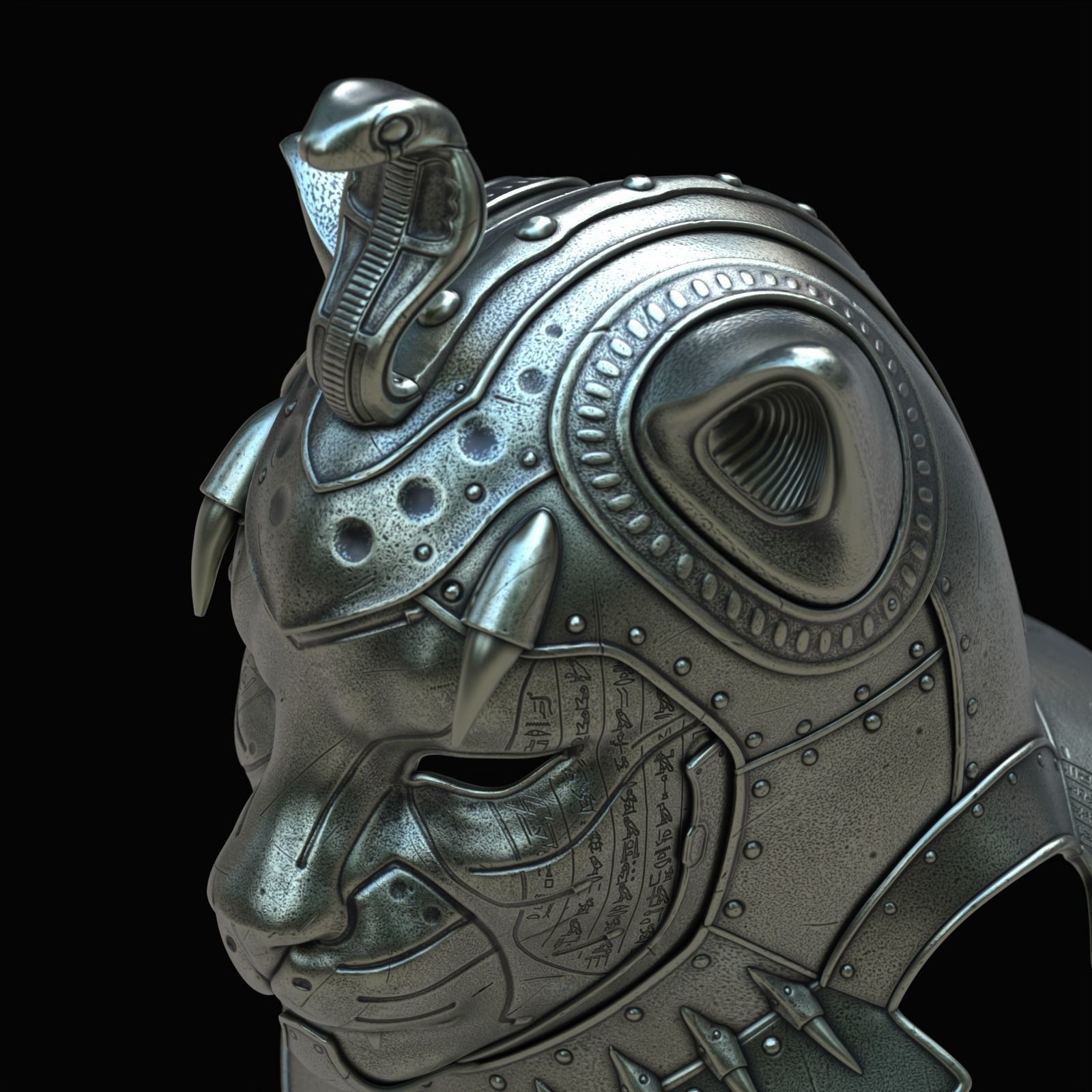 Sekhmet Helmet II 3D model_8