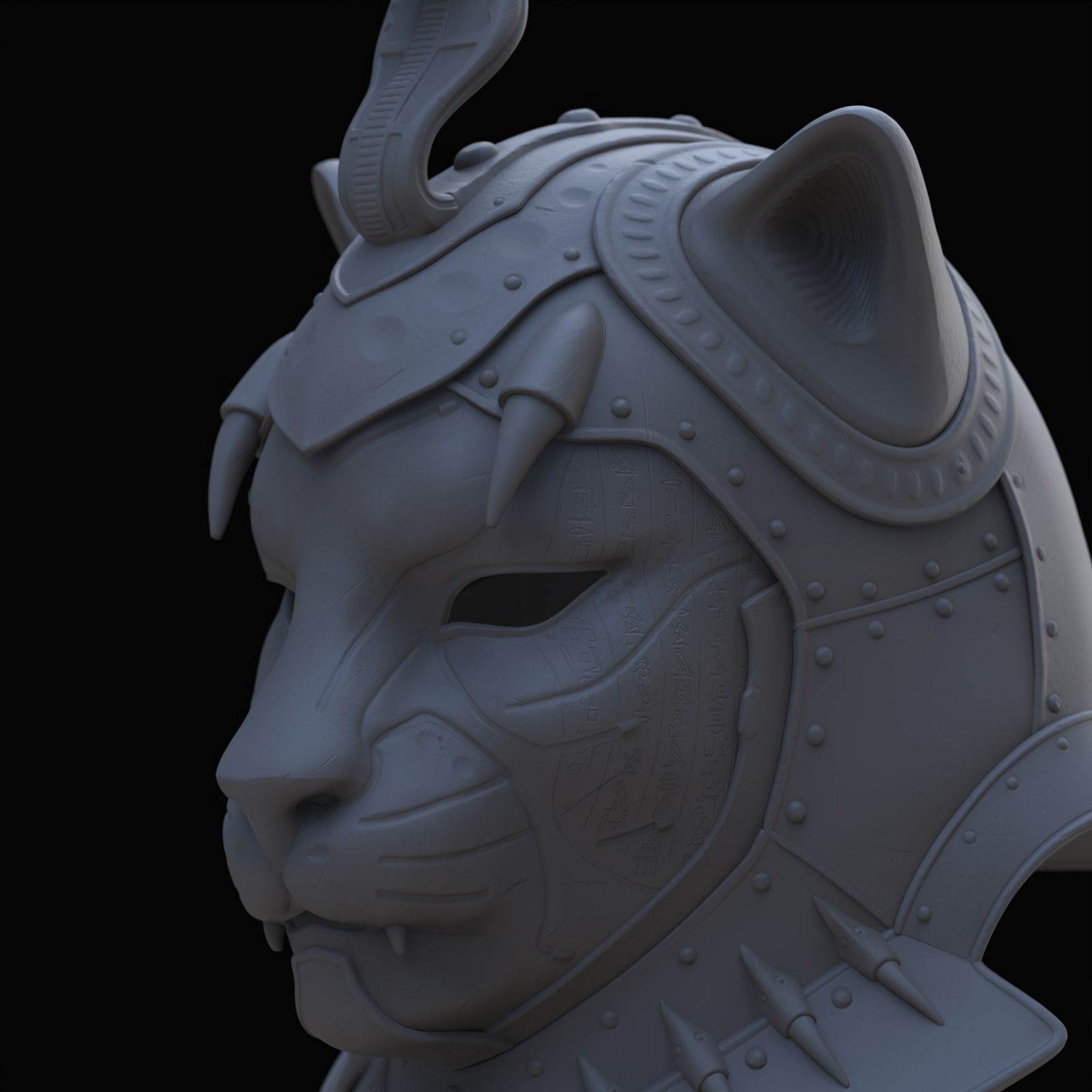 Sekhmet Helmet II 3D model_16