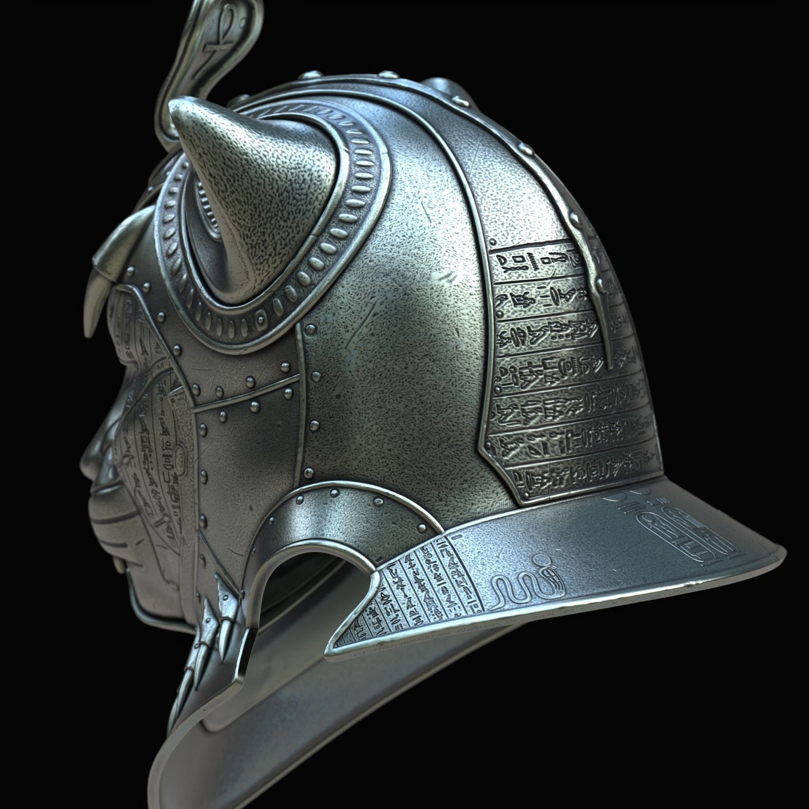 Sekhmet Helmet II 3D model_5