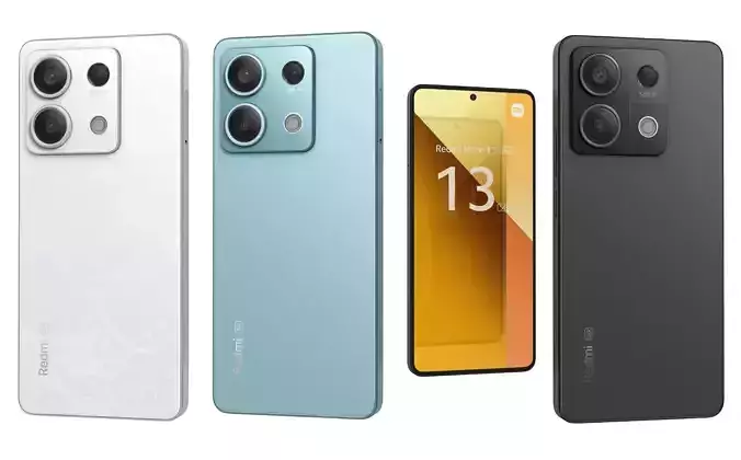 Xiaomi Redmi Note 13 5G All Colors 3D model