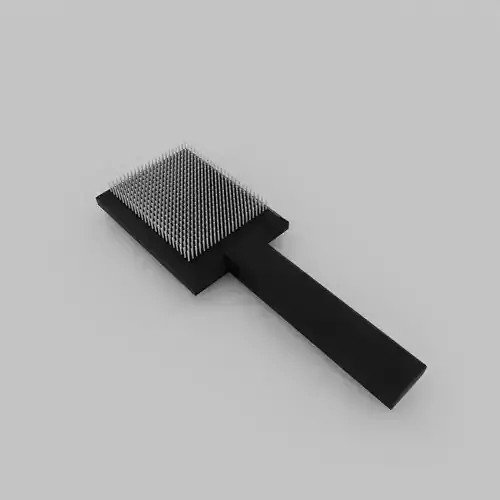 Hair styler Low-poly 3D model