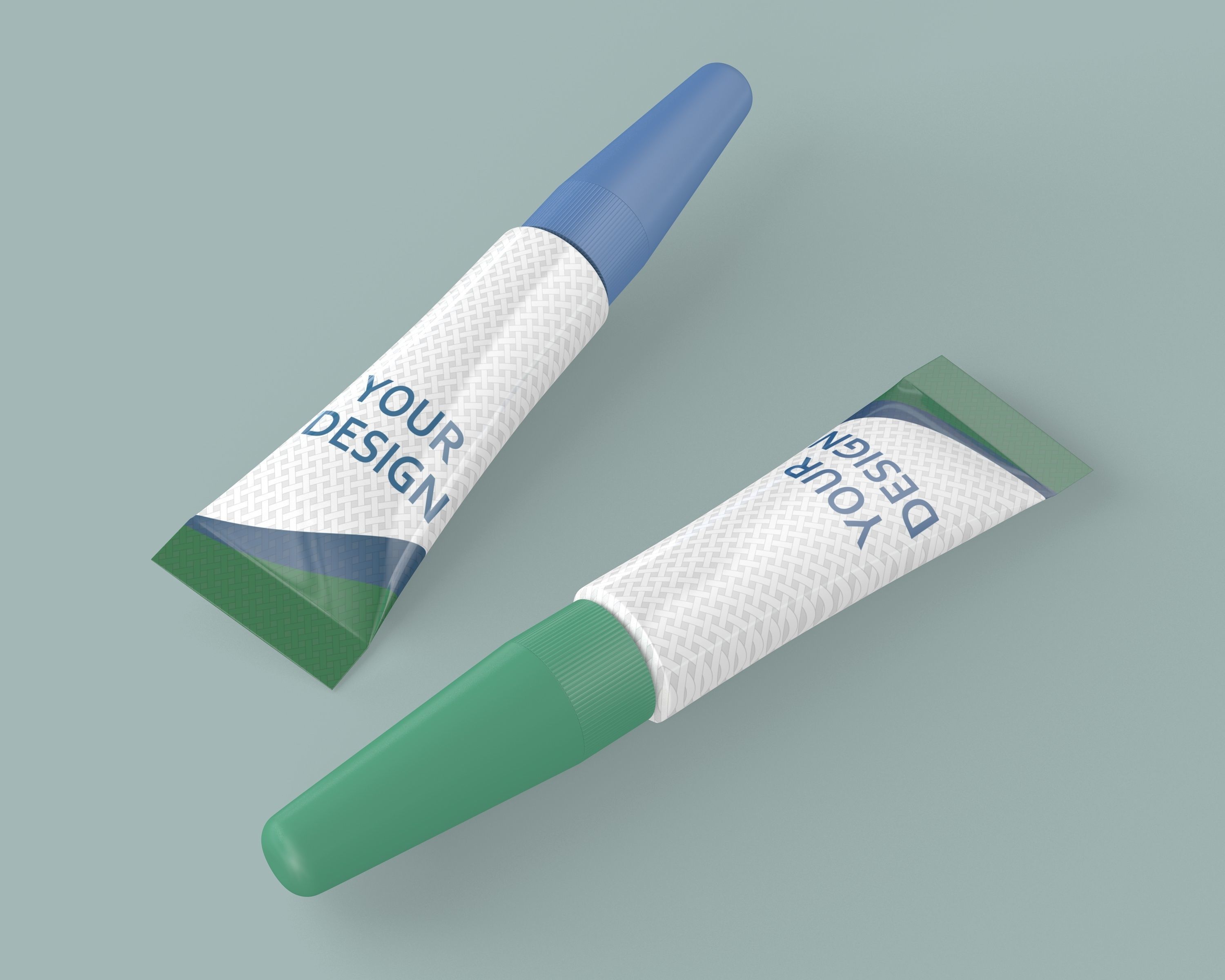 Super Glue Tube 3D model_4