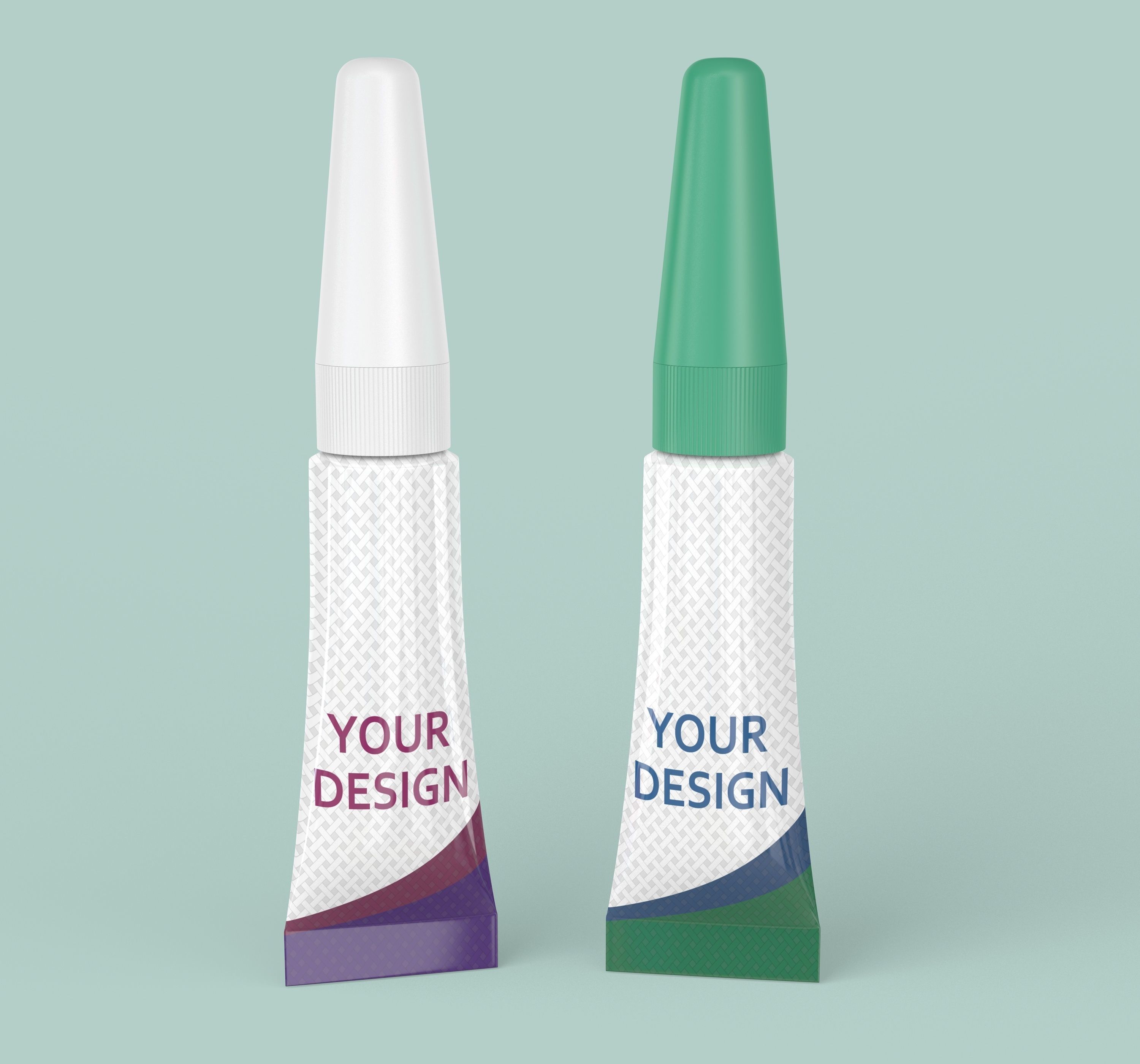 Super Glue Tube 3D model_1