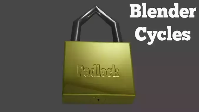 Padlock PBR Lowpoly
