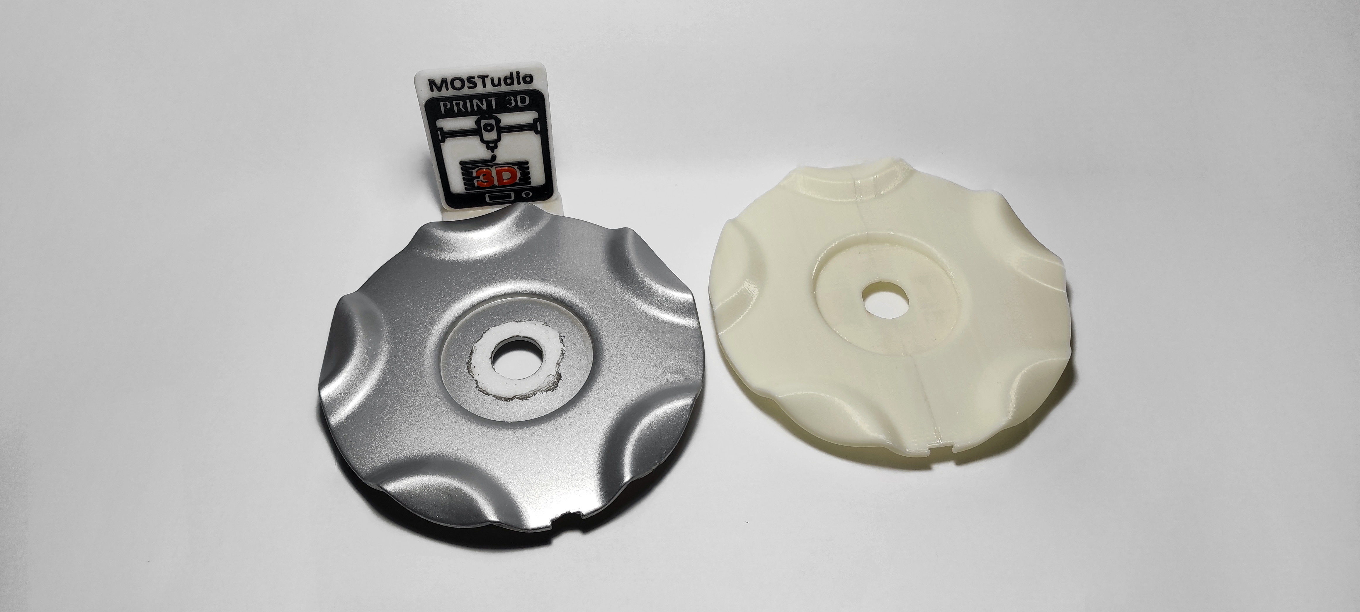 Borbet Wheel Center Cap 3221 3D print model_4