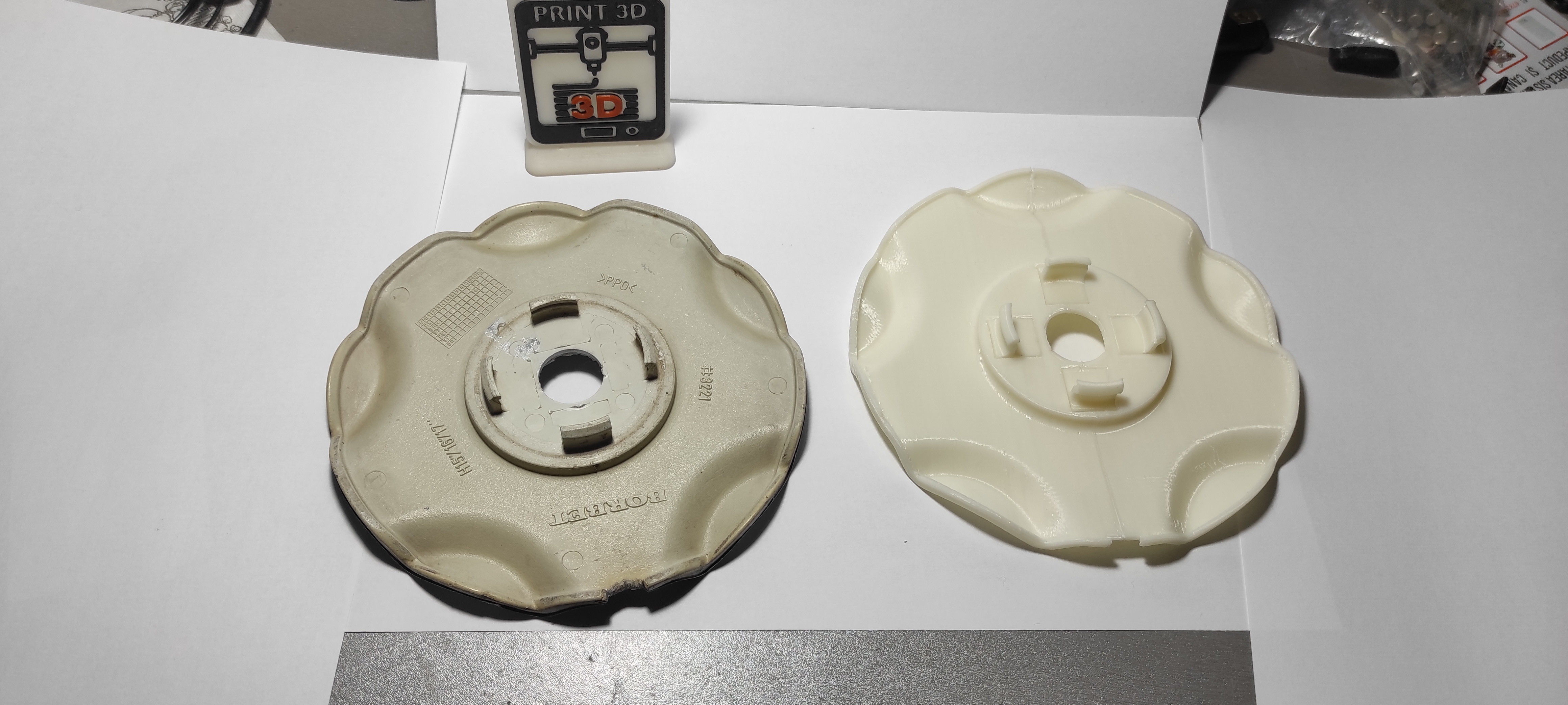 Borbet Wheel Center Cap 3221 3D print model_5