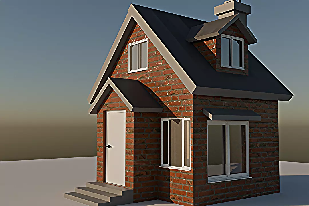 Miniature House Free 3D model