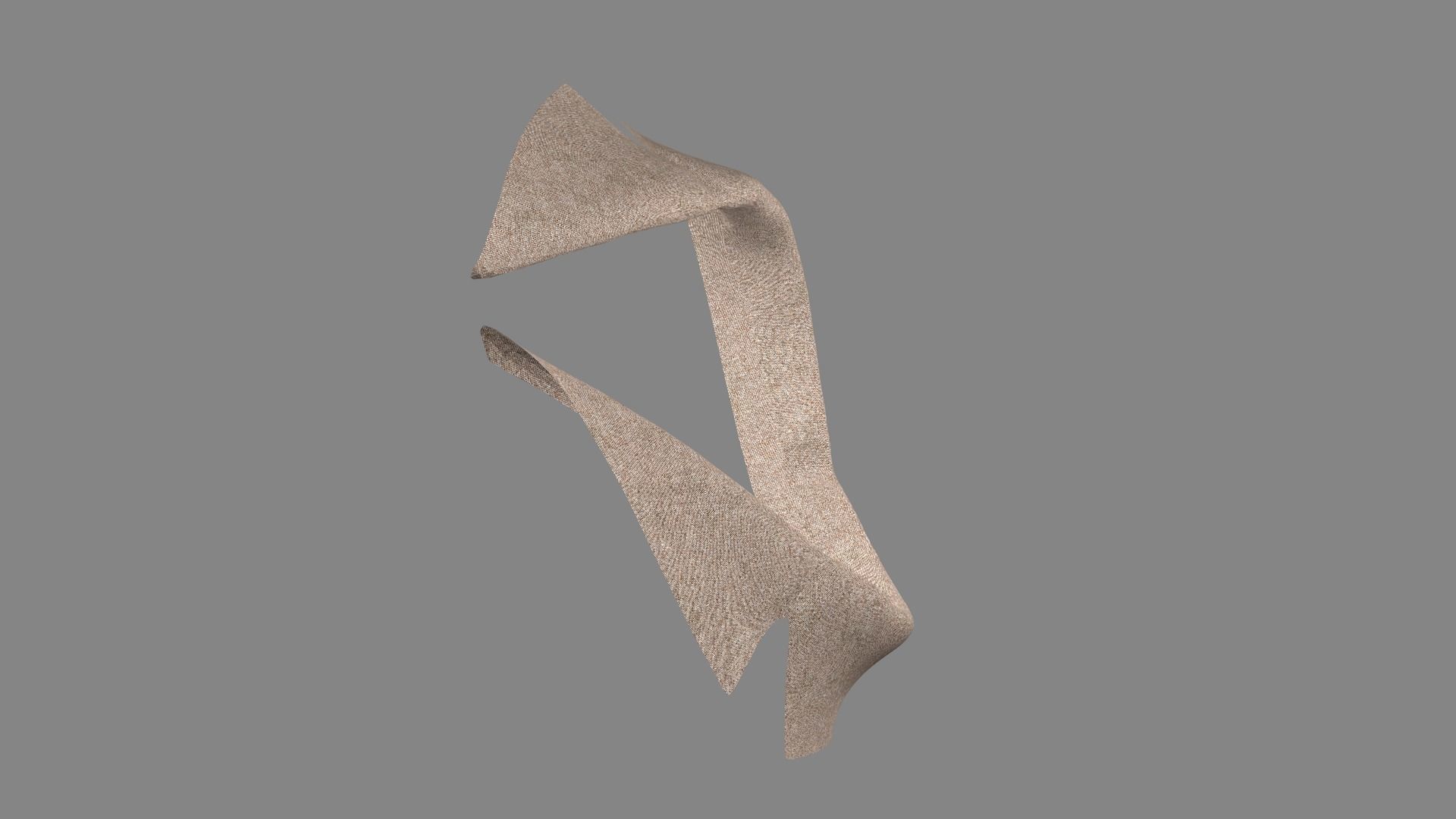 Dress collars scarves and necklaces decorated 3d models 3D model_2