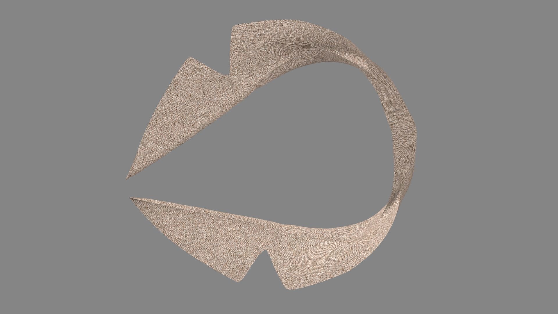 Dress collars scarves and necklaces decorated 3d models 3D model_6