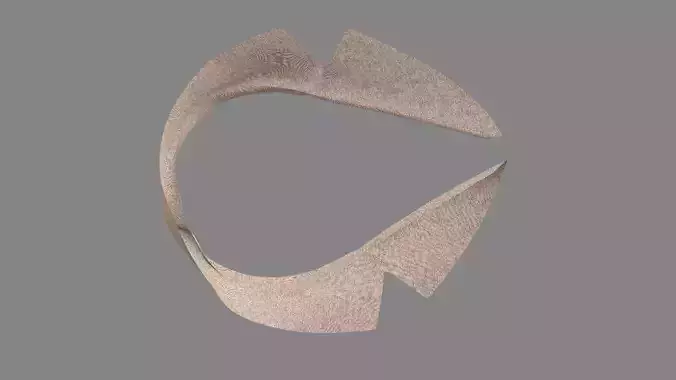 Dress collars scarves and necklaces decorated 3d models