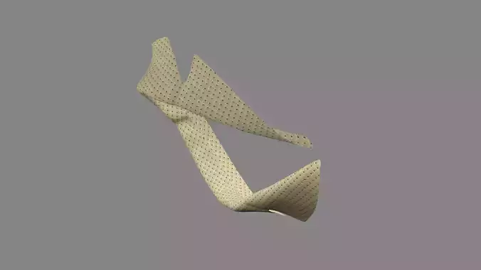 Dress collars scarves and necklaces decorated 3d models