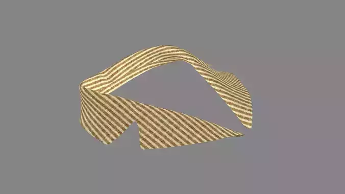 Dress collars scarves and necklaces decorated 3d models