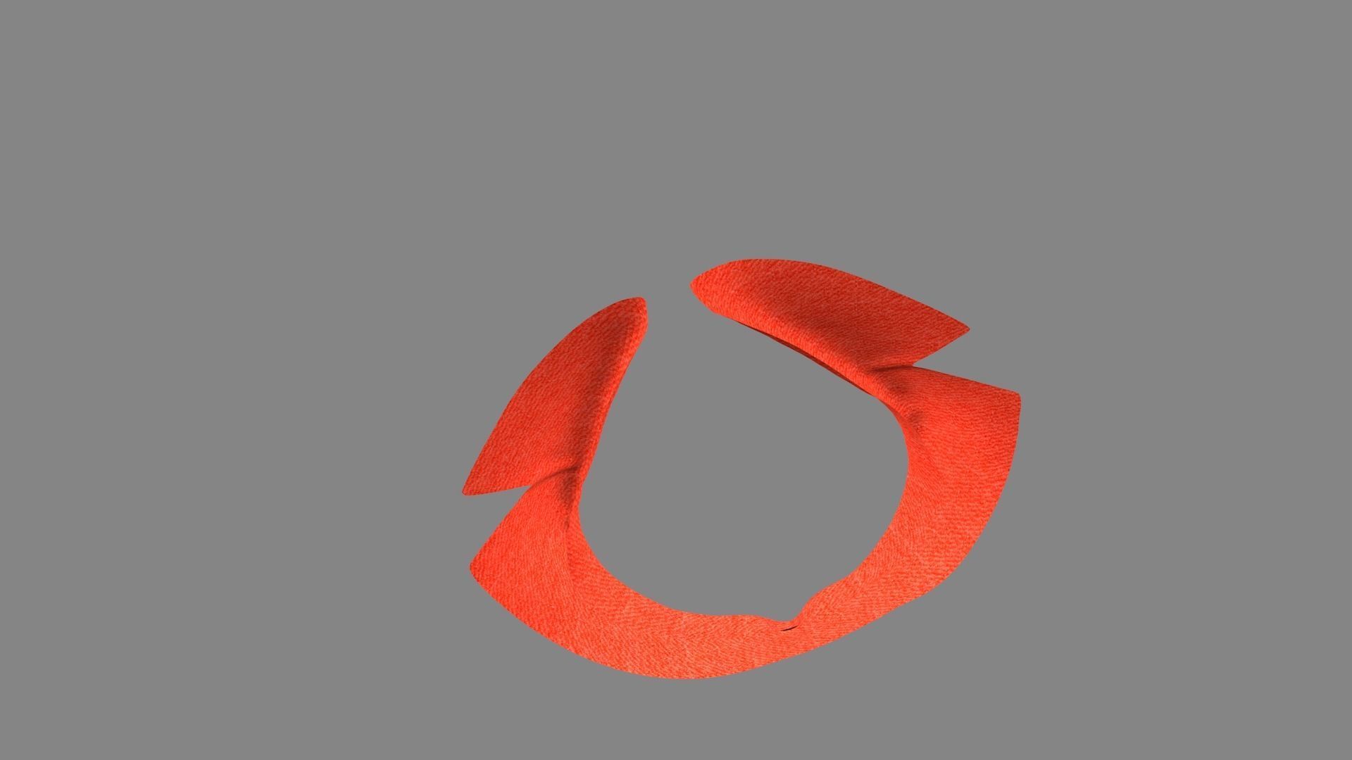 Dress collars scarves and necklaces decorated 3d models 3D model_4