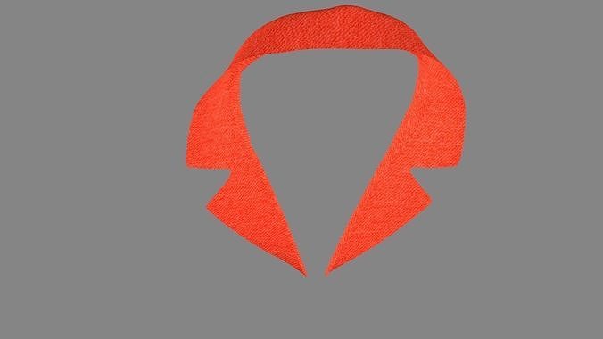 Dress collars scarves and necklaces decorated 3d models 3D model