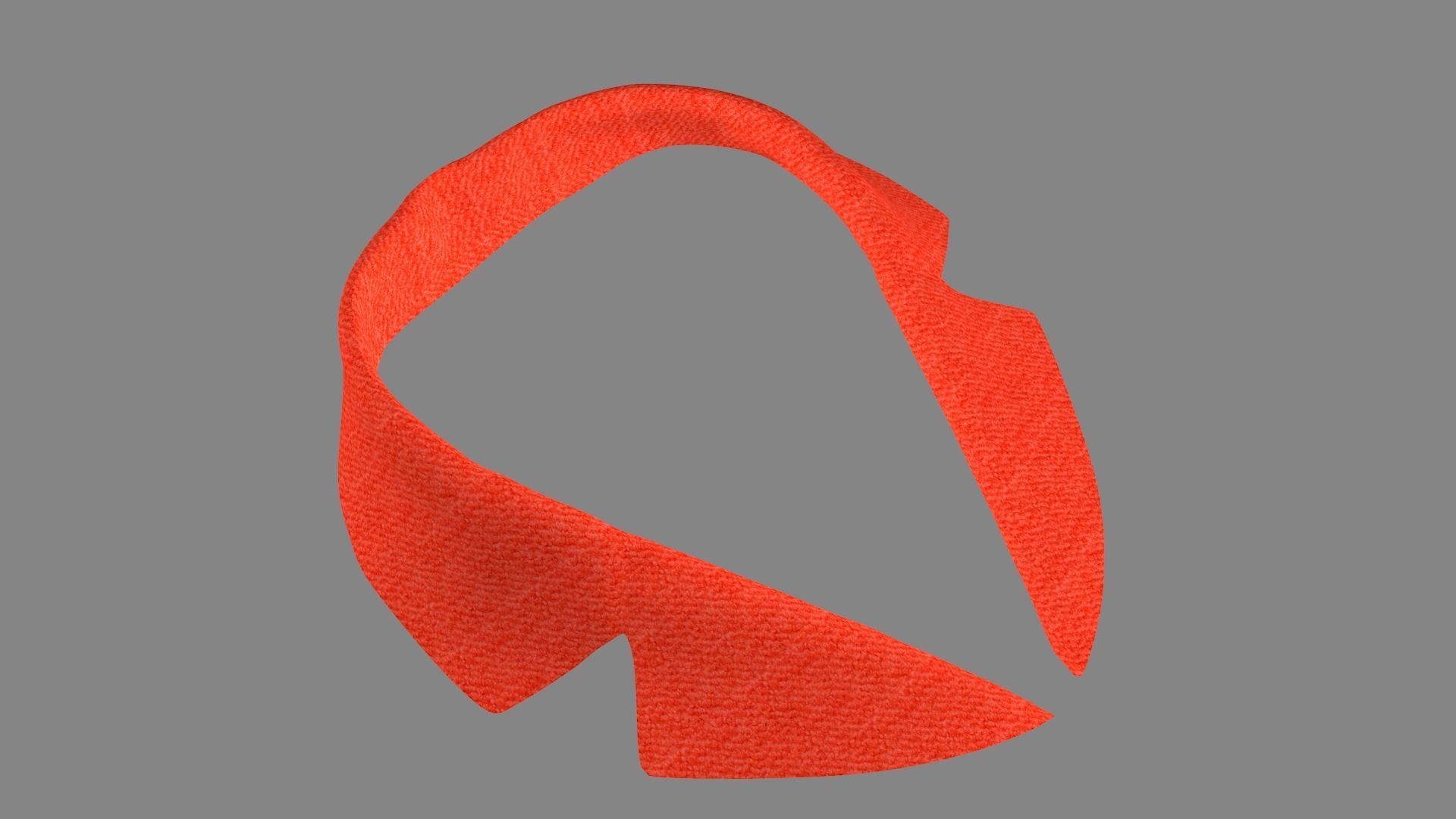 Dress collars scarves and necklaces decorated 3d models 3D model_5