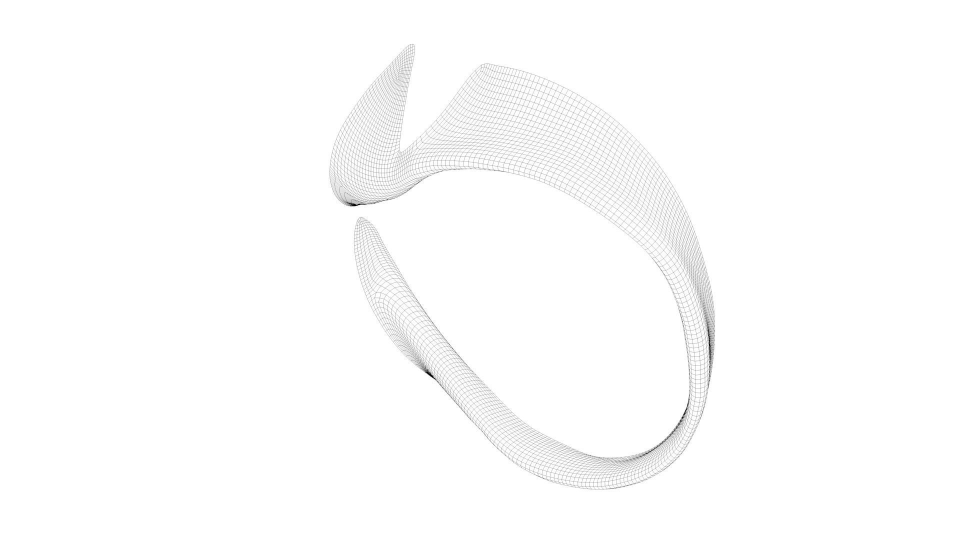 Dress collars scarves and necklaces decorated 3d models 3D model_9