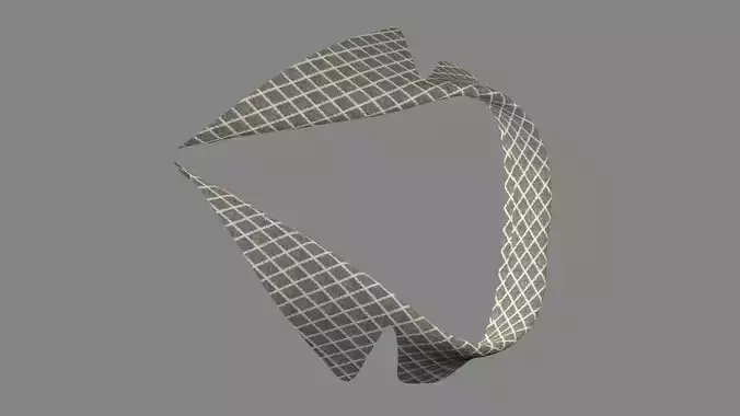 Dress collars scarves and necklaces decorated 3d models