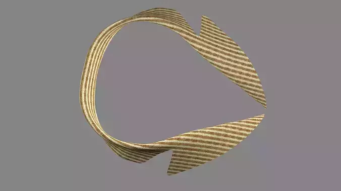 Dress collars scarves and necklaces decorated 3d models