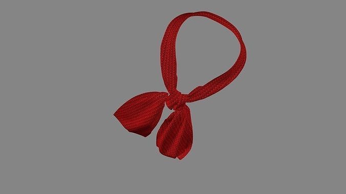 Dress collars scarves and necklaces decorated 3d models 3D model