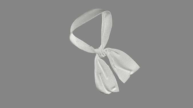 Dress collars scarves and necklaces decorated 3d models 3D model