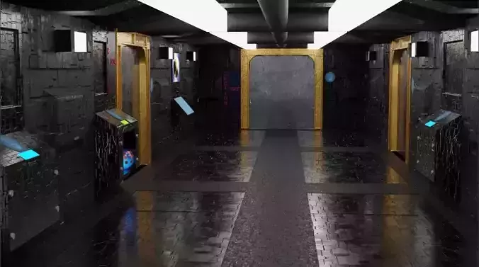 Sci-fi Spaceship Interior