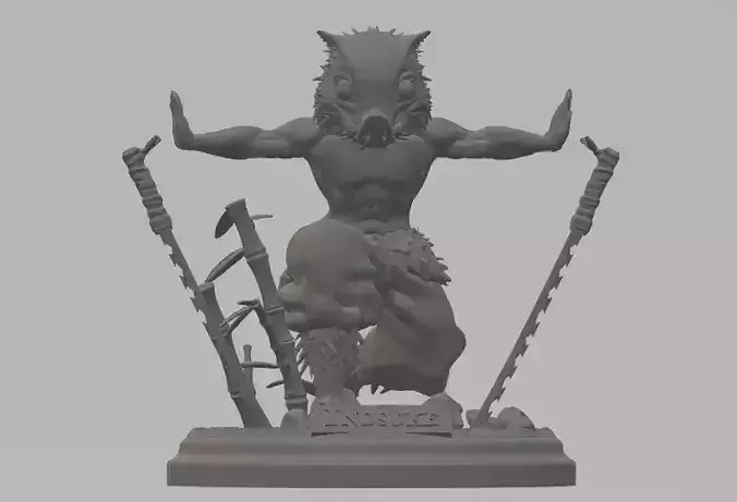 DEMON SLAYER - HASHIBIRA INOSUKE 3D print model