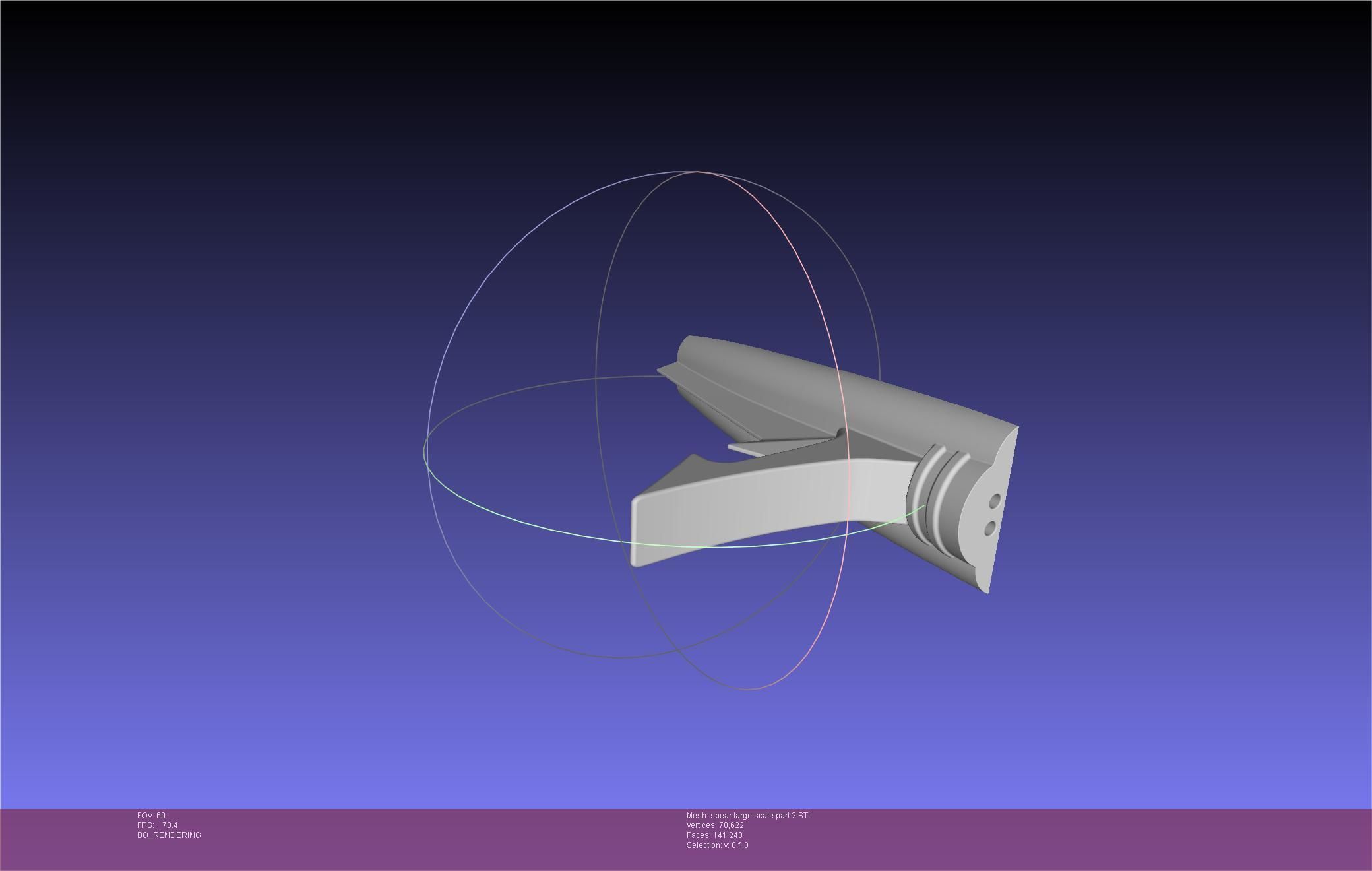 Fate Achilles Spear Printable Assembly 3D print model_88