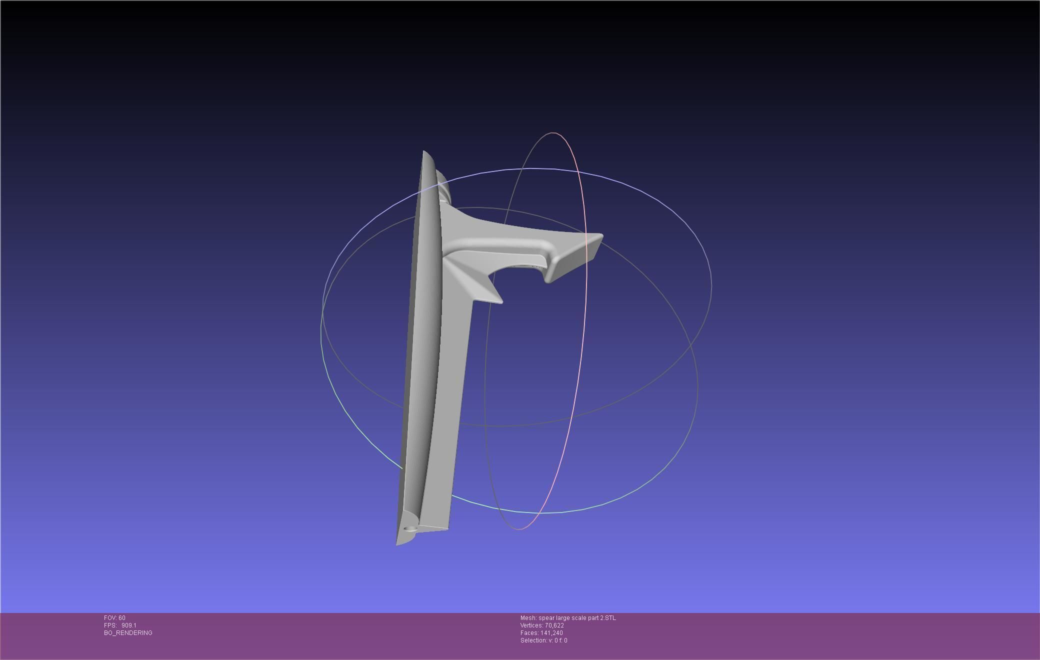 Fate Achilles Spear Printable Assembly 3D print model_93