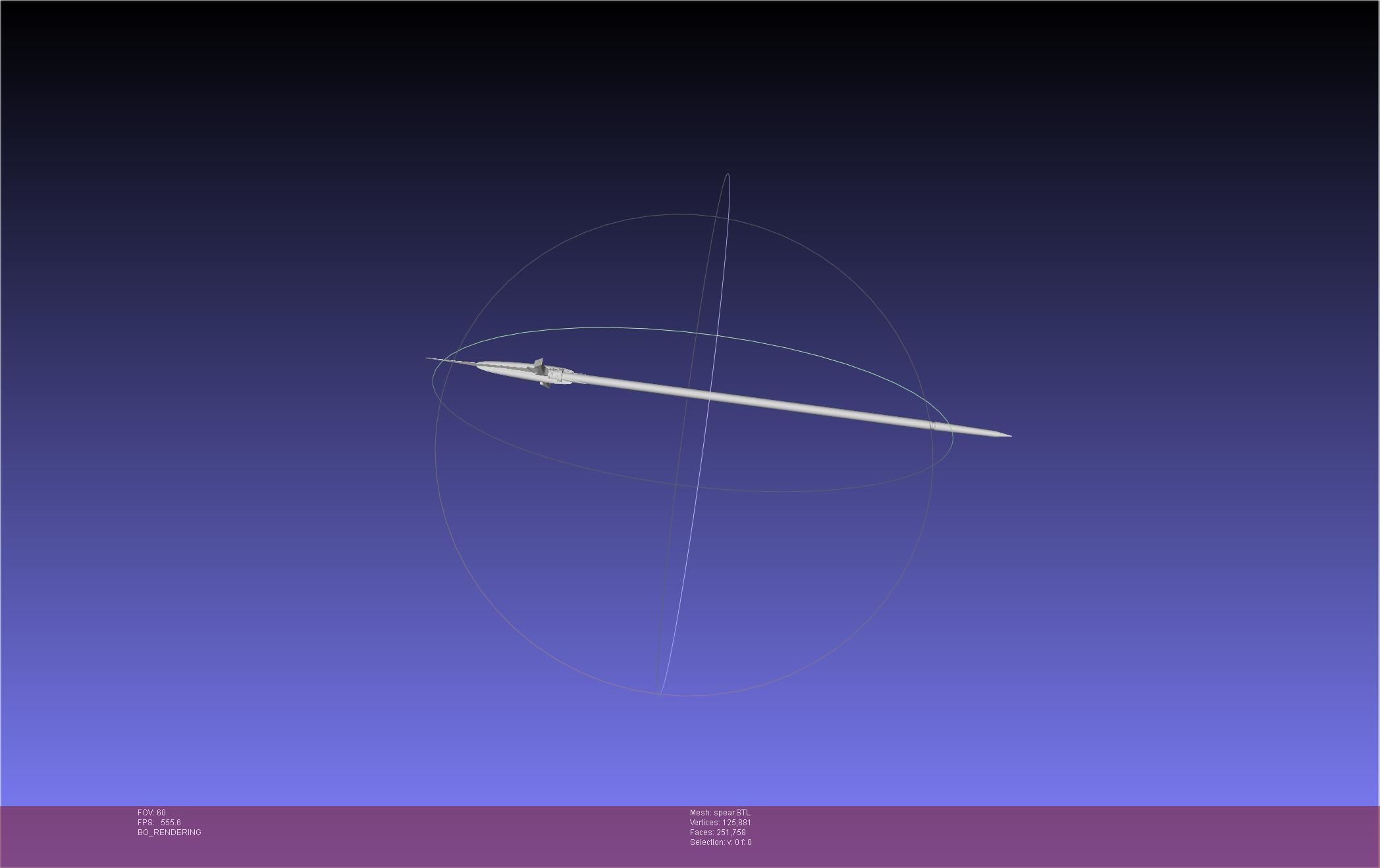 Fate Achilles Spear Printable Assembly 3D print model_12