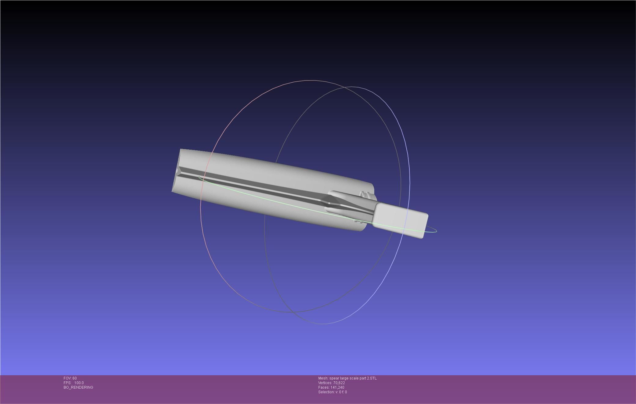 Fate Achilles Spear Printable Assembly 3D print model_90