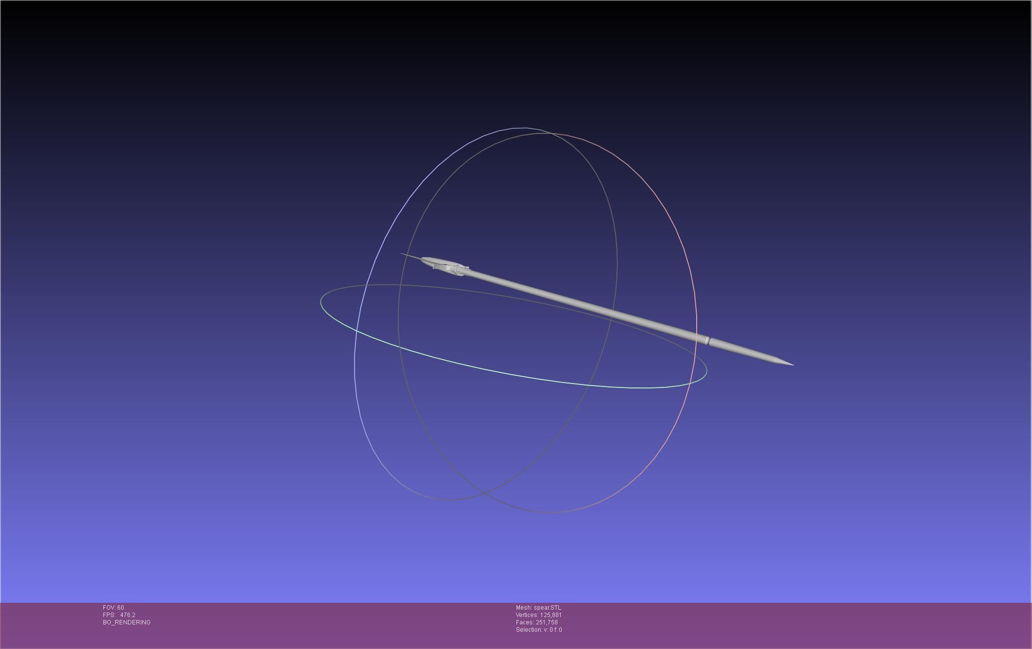 Fate Achilles Spear Printable Assembly 3D print model_11