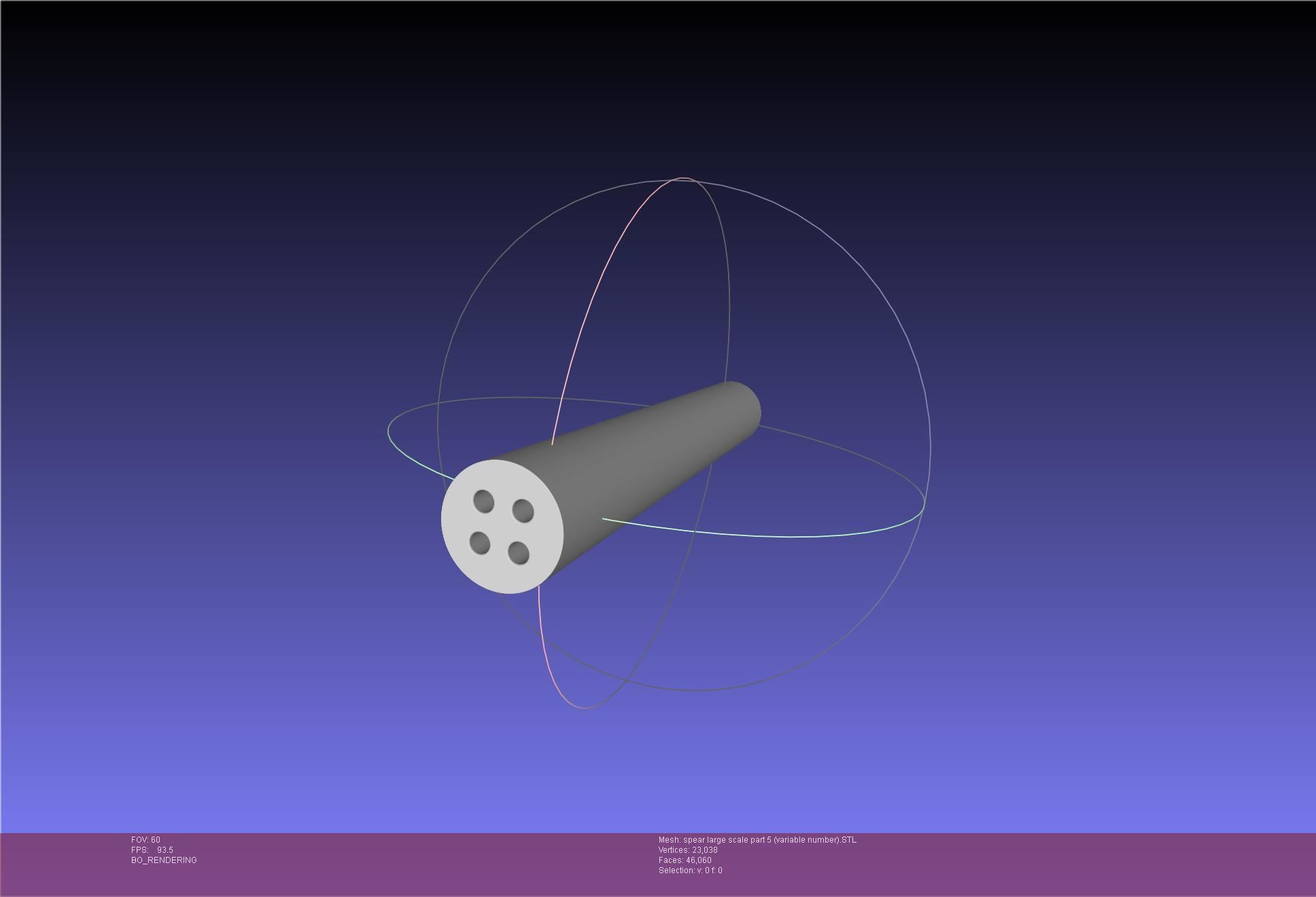 Fate Achilles Spear Printable Assembly 3D print model_113