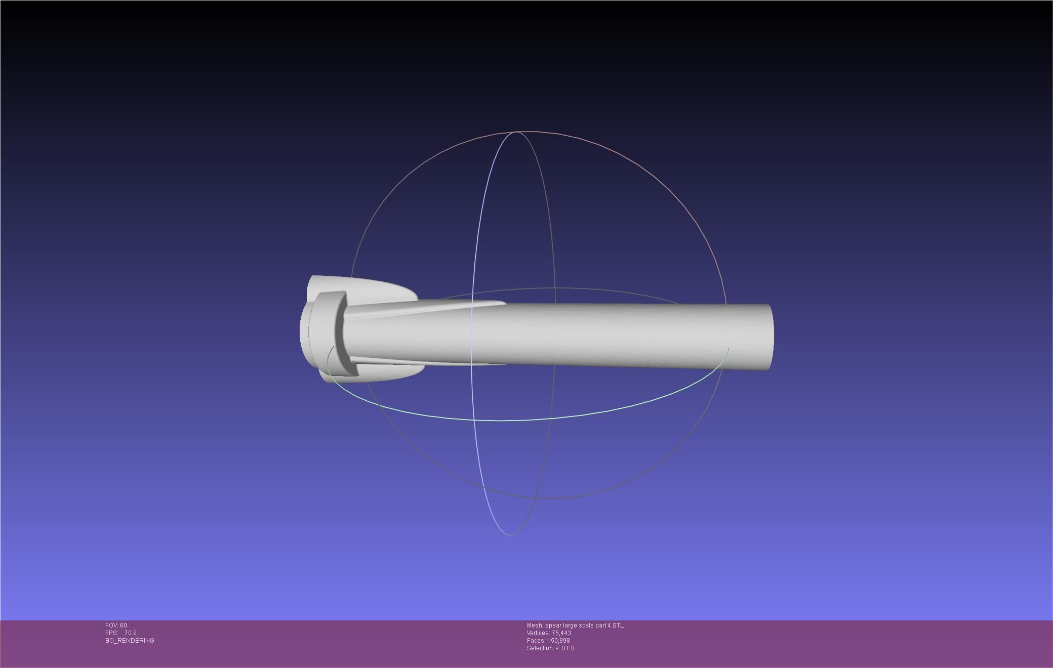 Fate Achilles Spear Printable Assembly 3D print model_108