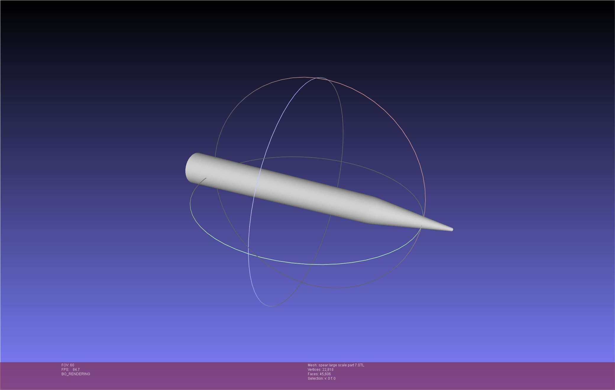 Fate Achilles Spear Printable Assembly 3D print model_121