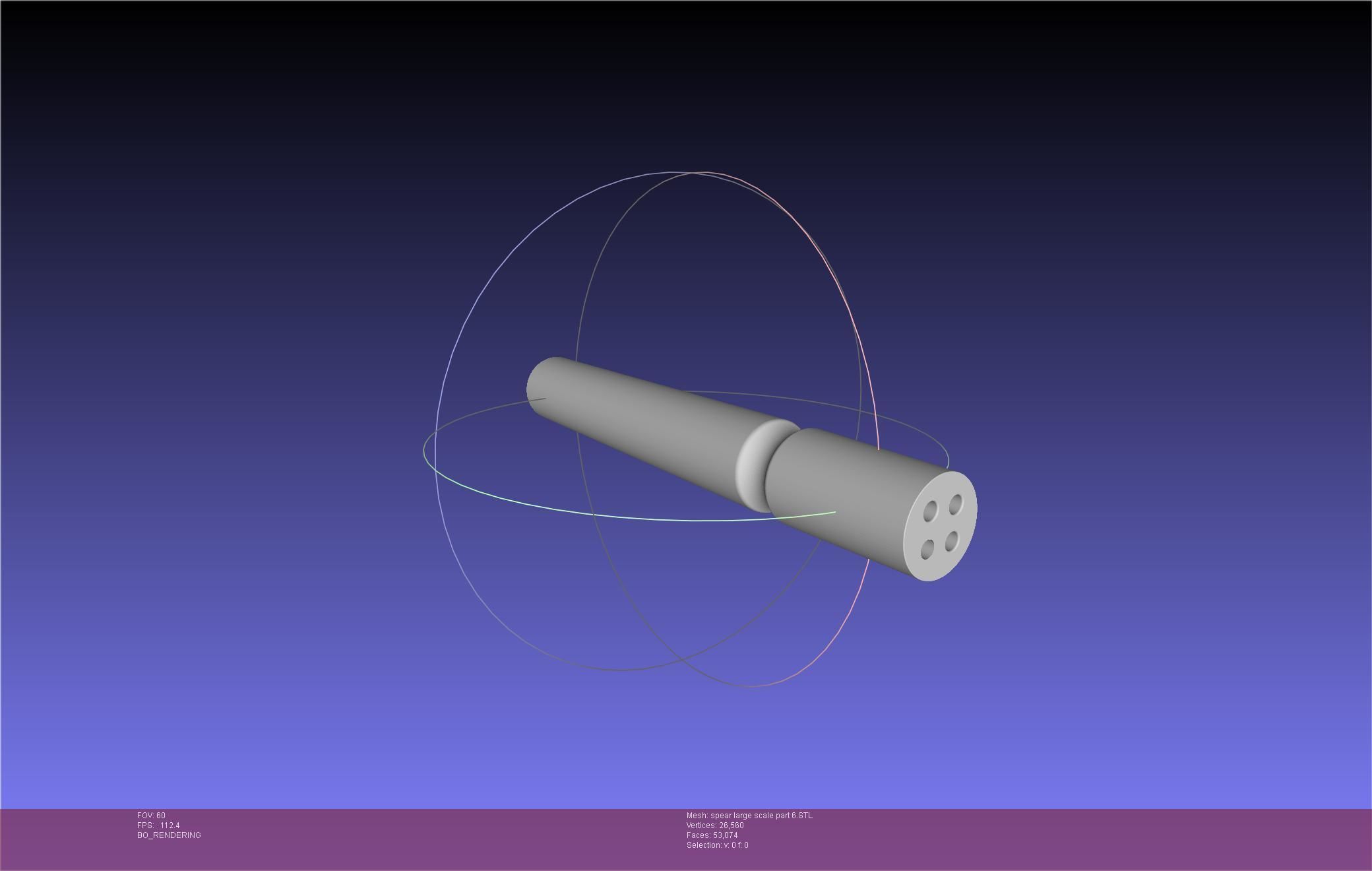 Fate Achilles Spear Printable Assembly 3D print model_117