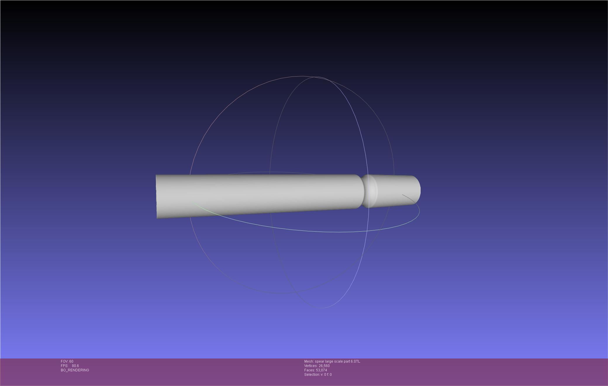 Fate Achilles Spear Printable Assembly 3D print model_119