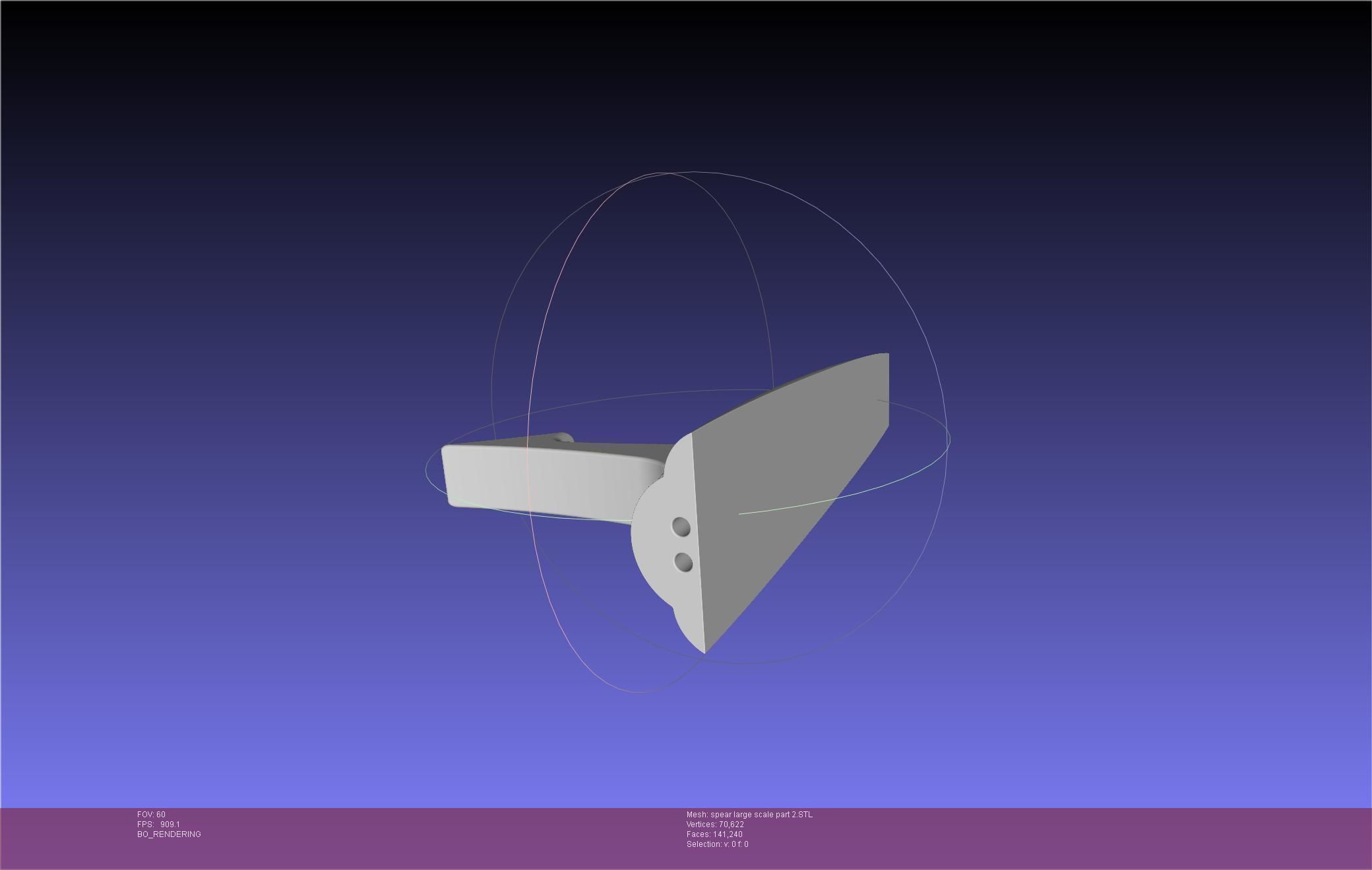 Fate Achilles Spear Printable Assembly 3D print model_96