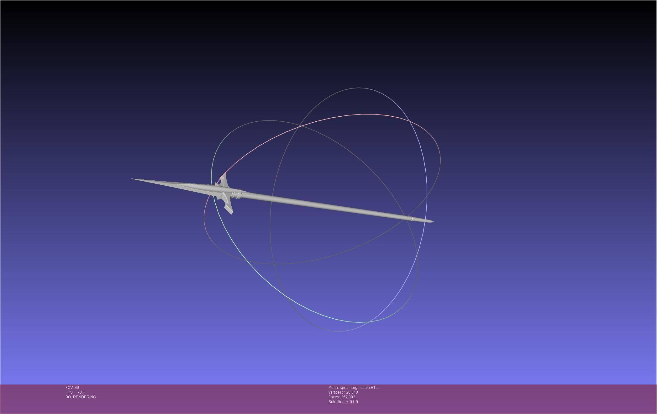 Fate Achilles Spear Printable Assembly 3D print model_70