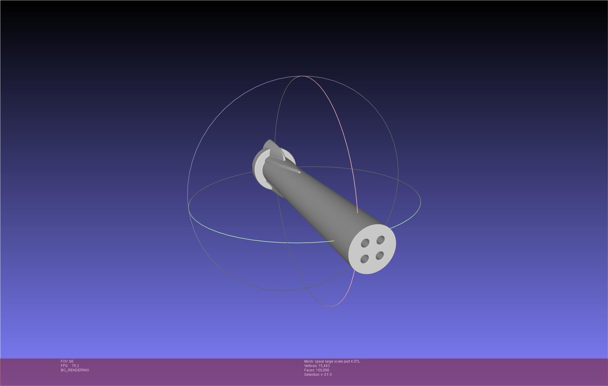 Fate Achilles Spear Printable Assembly 3D print model_107