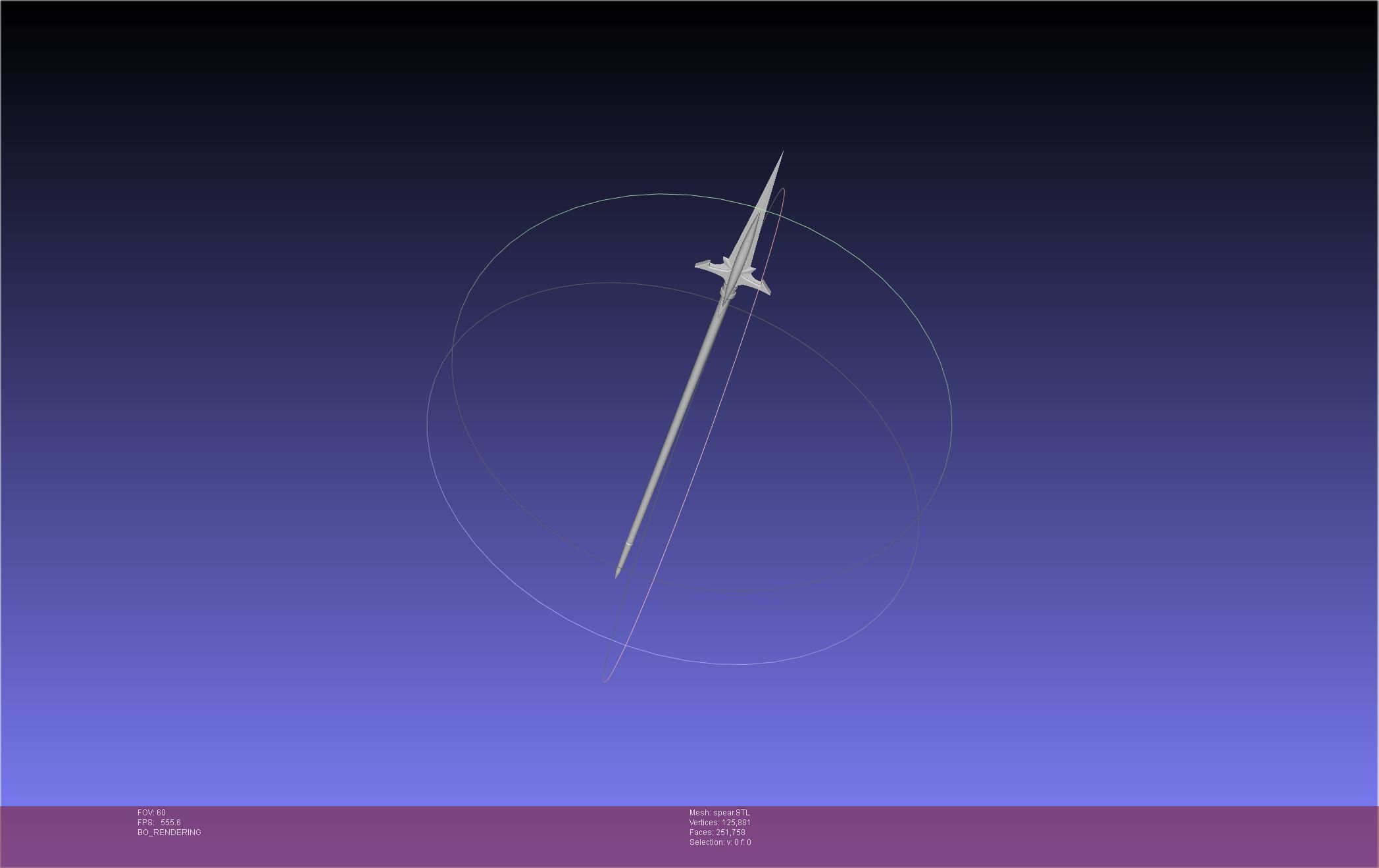 Fate Achilles Spear Printable Assembly 3D print model_15