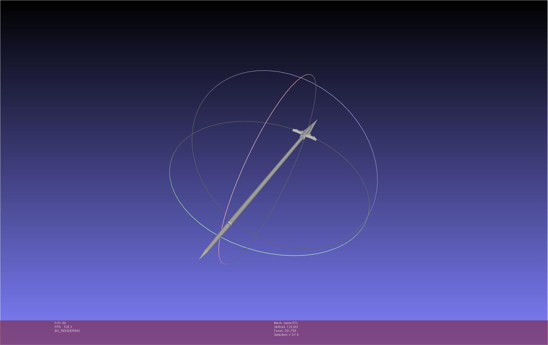 Fate Achilles Spear Printable Assembly 3D print model_10