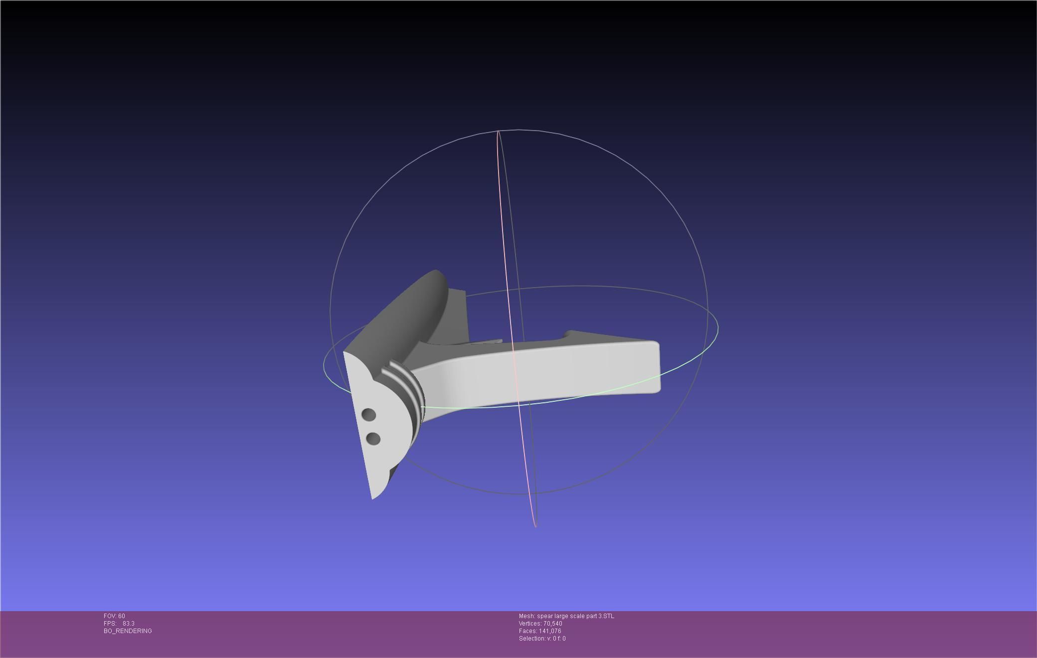 Fate Achilles Spear Printable Assembly 3D print model_104