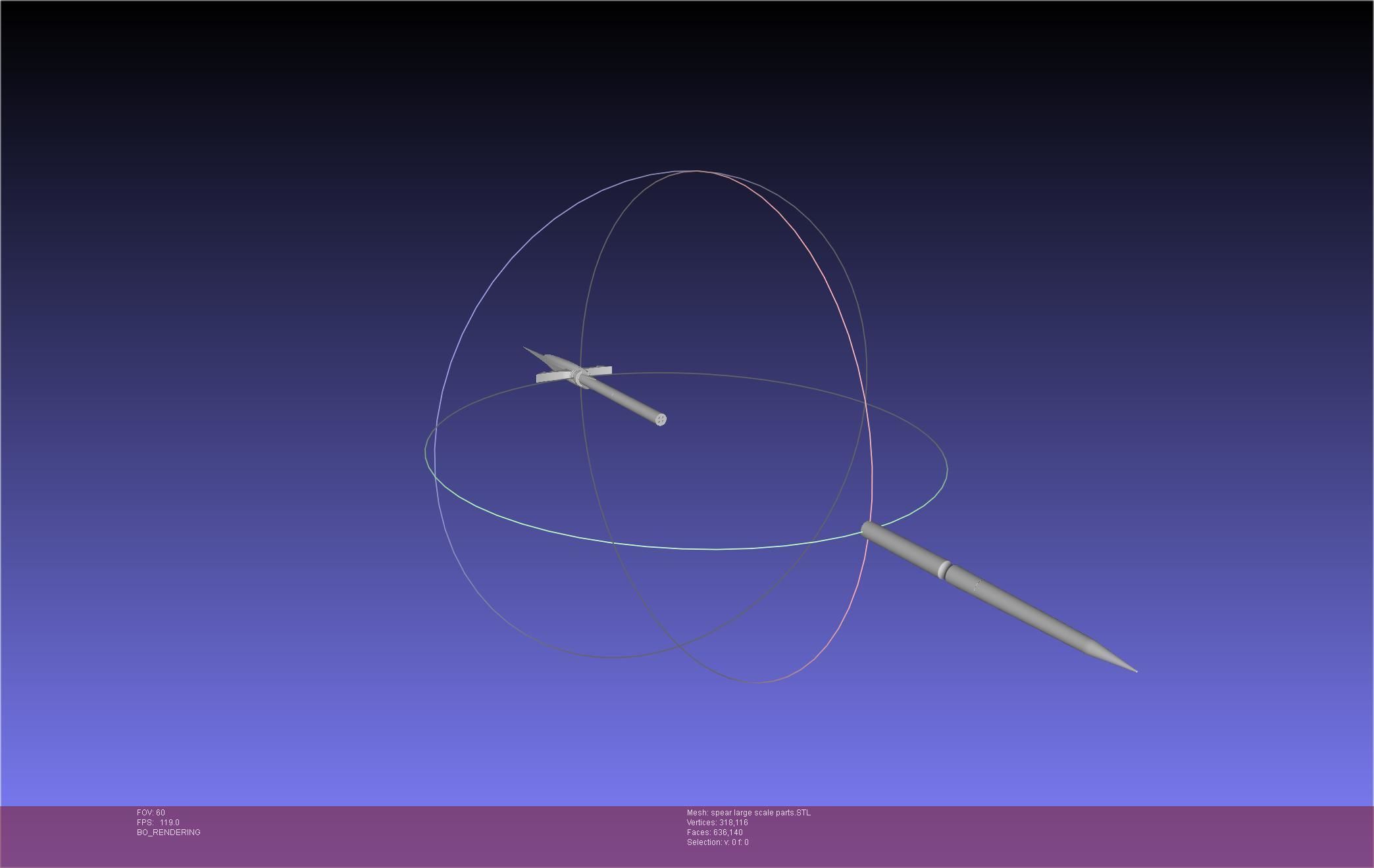 Fate Achilles Spear Printable Assembly 3D print model_74