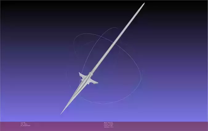 Fate Achilles Spear Printable Assembly 3D print model