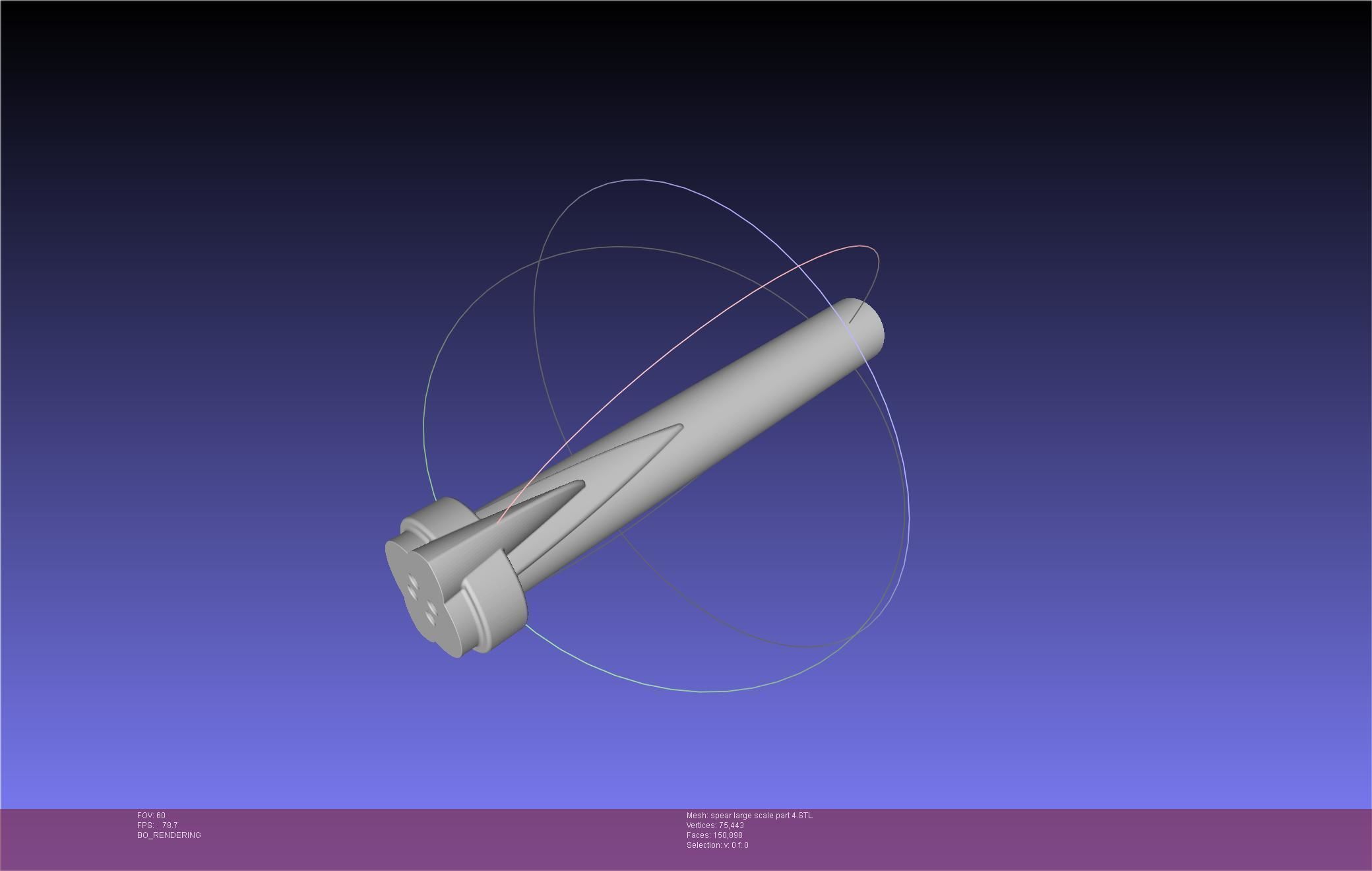 Fate Achilles Spear Printable Assembly 3D print model_110