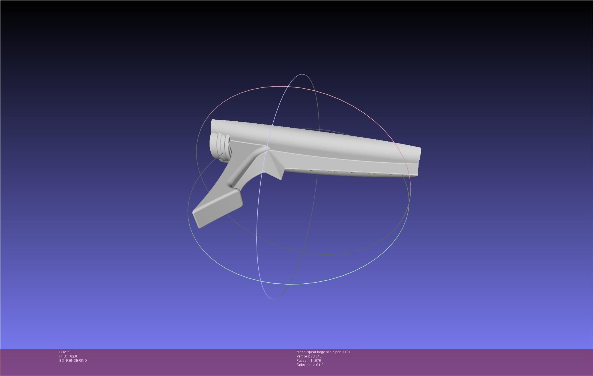 Fate Achilles Spear Printable Assembly 3D print model_106