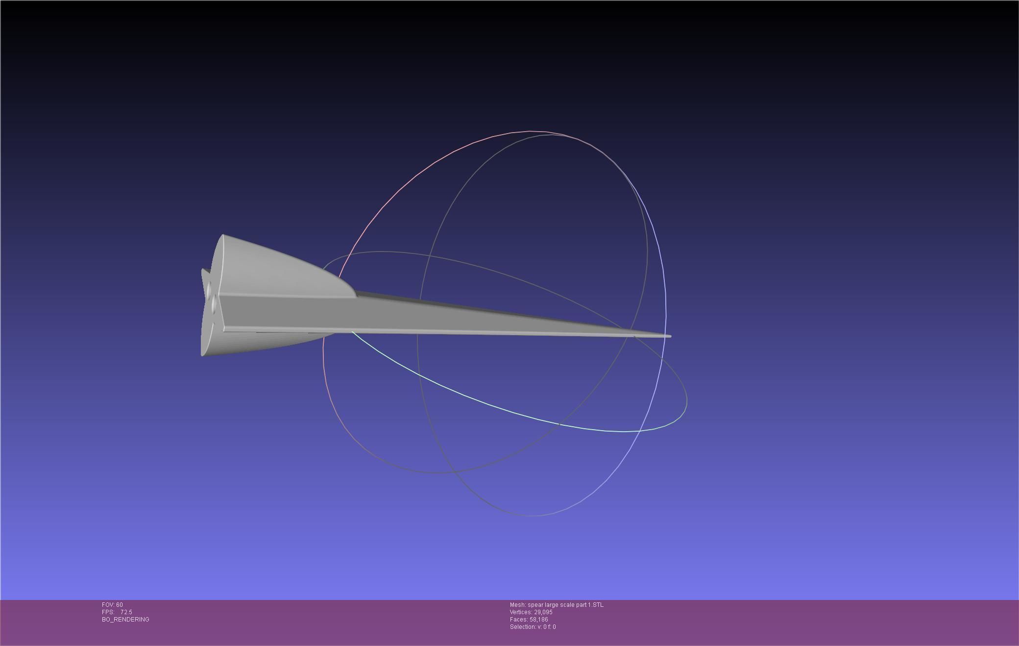 Fate Achilles Spear Printable Assembly 3D print model_83